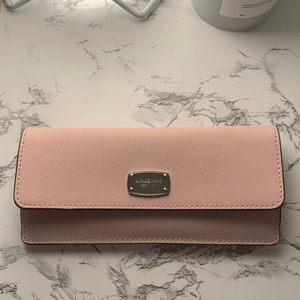 BRAND NEW baby pink Michael Kors wallet